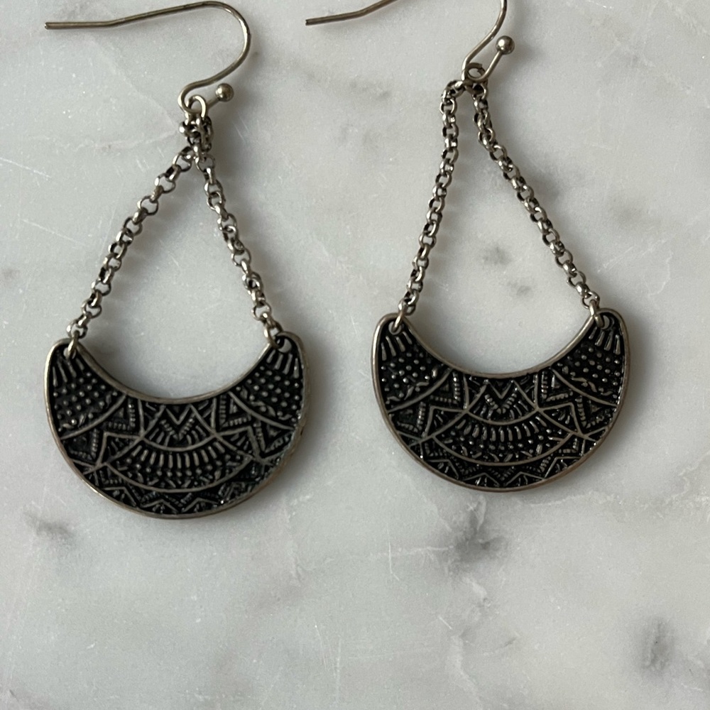 American Eagle Silver Dangle Earrings